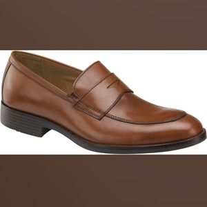 Johnston & Murphy Penny Loafer Tan Calfskin Size 8